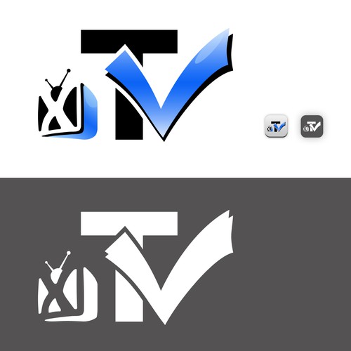 a .TV icon set with second screen