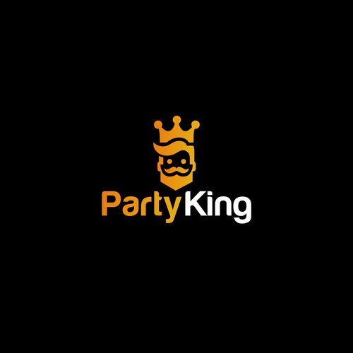 PartyKing logo design
