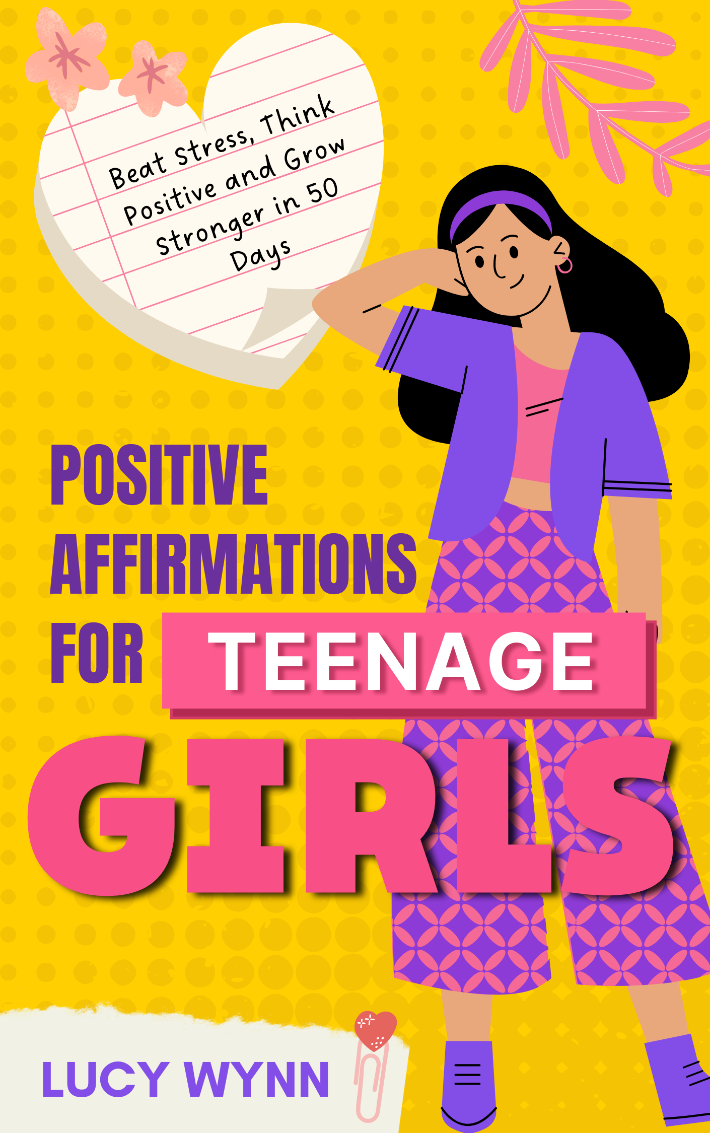 Cute Book Cover needed for our self-help book for young teen girls.