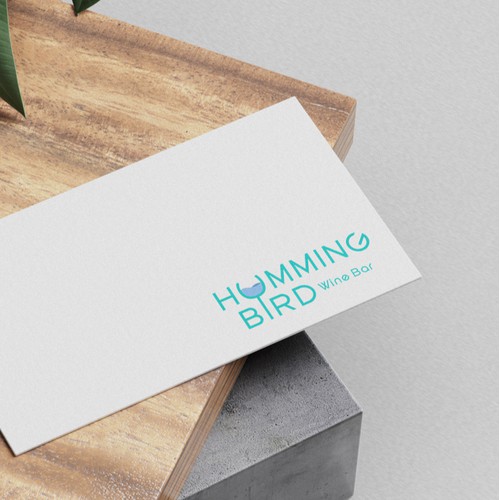 Logo for a Winebar called "Hummingbird"