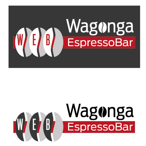 Use a play on words to create our new coffee shop logo