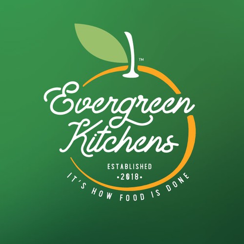 Organic logo for a new catering service