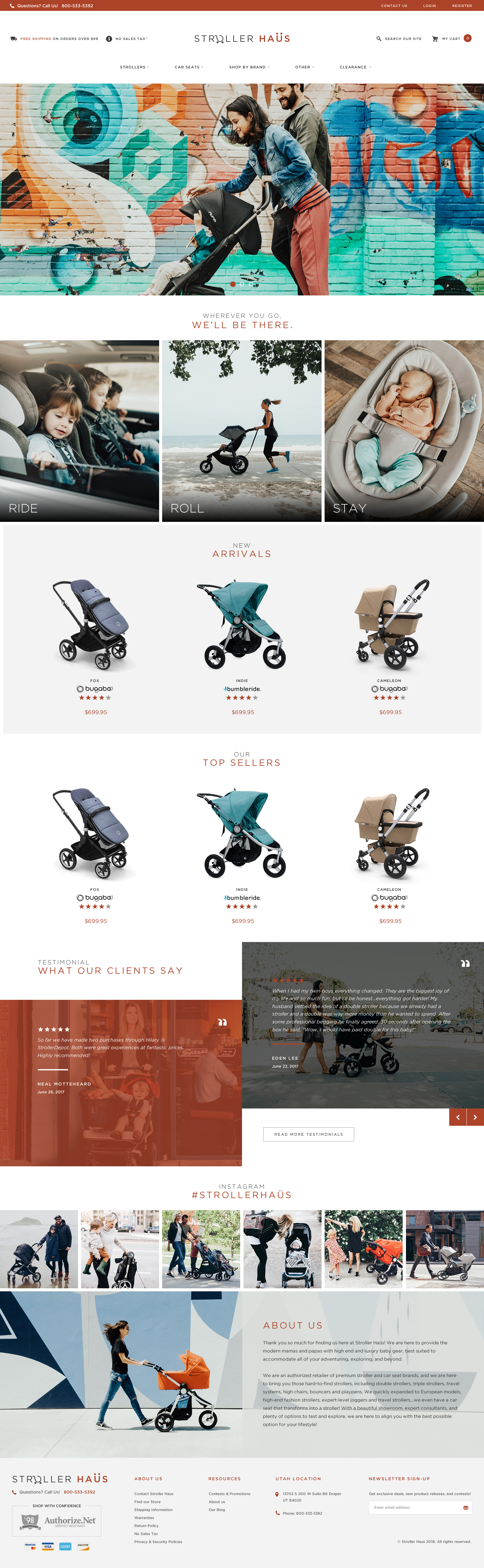 现代北欧设计的氛围对我们的婴儿用品网站!