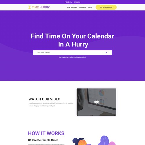 Find time in a Hurry - A new calendaring app