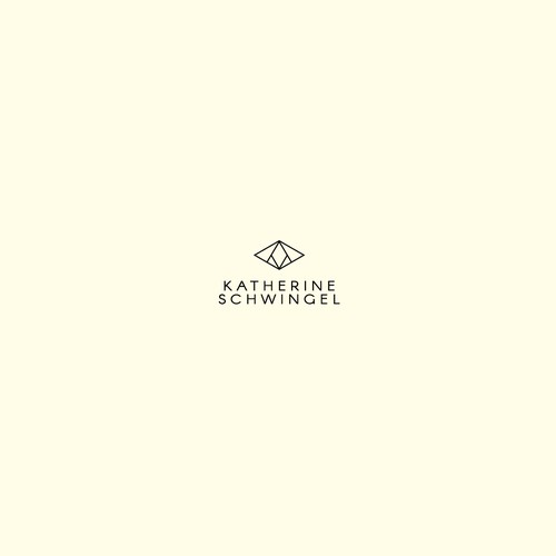 a minimalistic logo concept for katherine schwingel