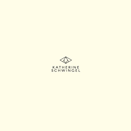 a minimalistic logo concept for katherine schwingel