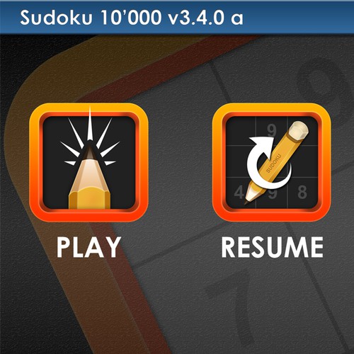 Android Sudoku app: create a new start screen