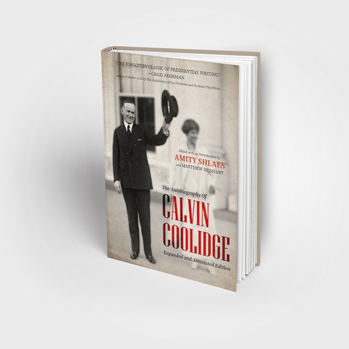 The autobiography of Calvin Coolidge book cover