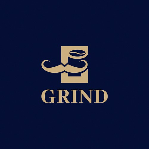 Masculine logo for GRIND
