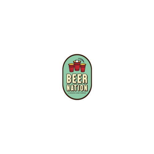 Logo for drinking game company