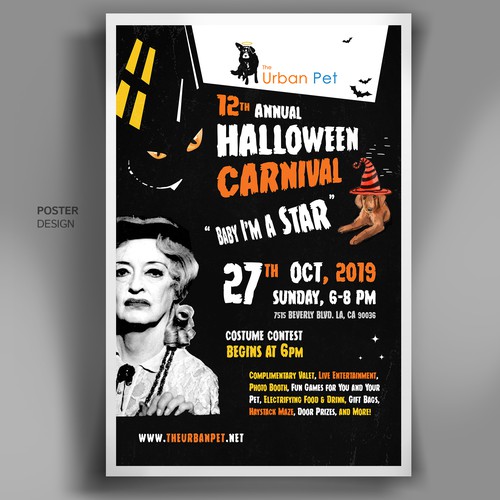 The Urban Pet Halloween Carnival Poster