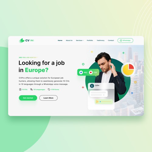 Landing Page Hero