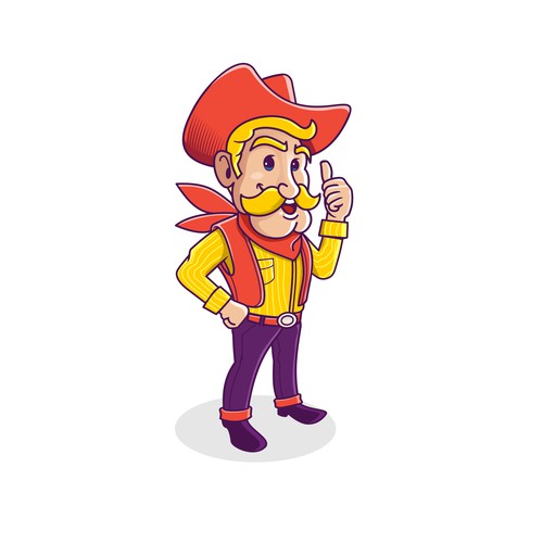 Mascot and sign work for Country Cousins Antique