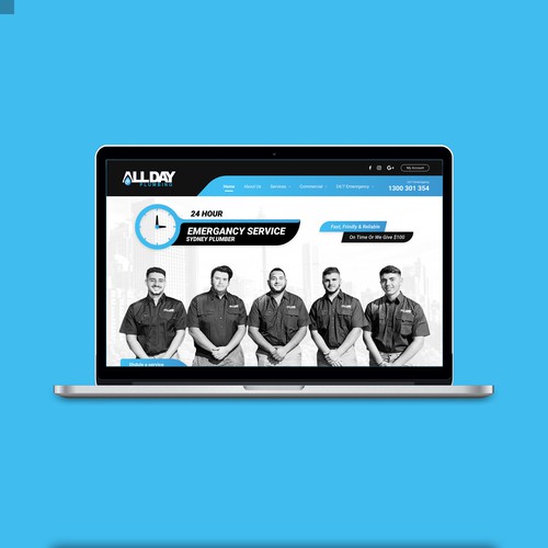 All Days Plumbing Website Design