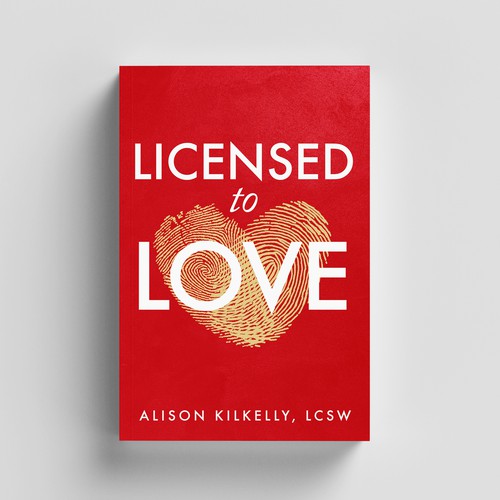 Simple book cover about love