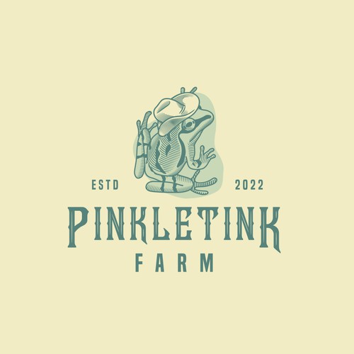 Retro Logo for Pinkletink