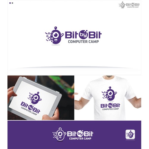 Create the next logo for the Bit By Bit Computer Camp