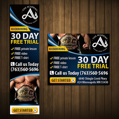Create the next banner ad for The Academy