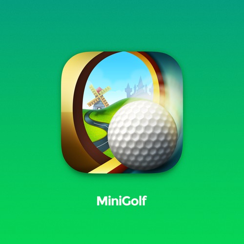 Mini Golf Game Icon