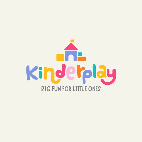 Playful logo concept for a play area
