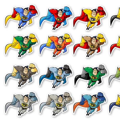 TextHero - Fun Cartoon Super Hero Logo