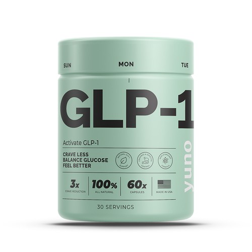 Minimal product packaging designg for supplement