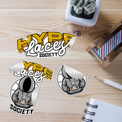 Hypelaces Society Stickers