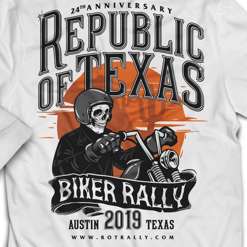 T Shirt for TEXAS RALLY BIKE 2019