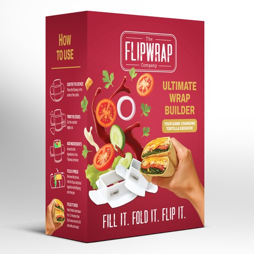 Packaging design for Flipwrap