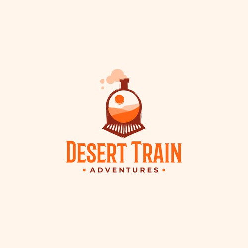 Logo for a desert tours company
