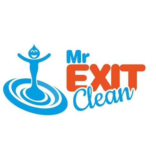 Create a fun and memorable logo for Mr Exit Clean
