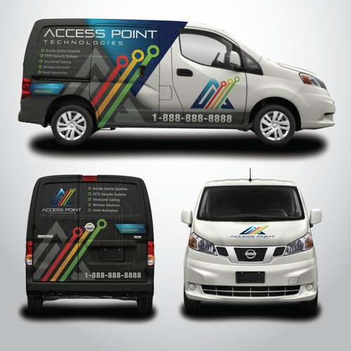 Access Point Technologies Van Wrap