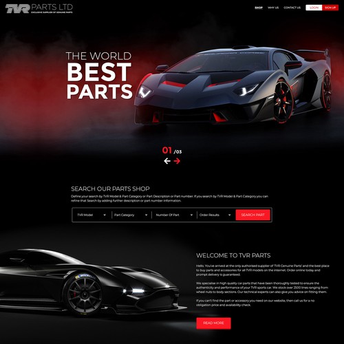TVR | Website Design