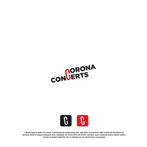 Corona Concerts logo designs