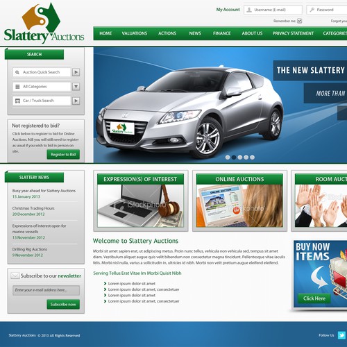 Create the next website design for Slattery Auctions Australia