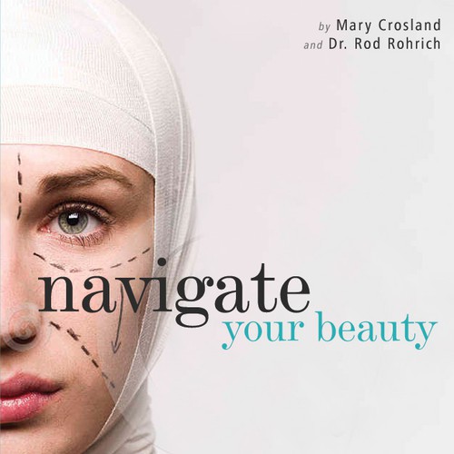 Navigate your beauty - book cover design