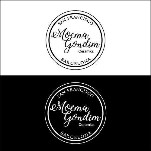 moema gondim ceramics logo sample