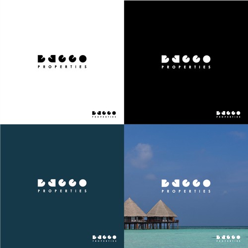 Logo presentation for real estate company