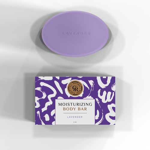 Moisturizing Body Bar box design