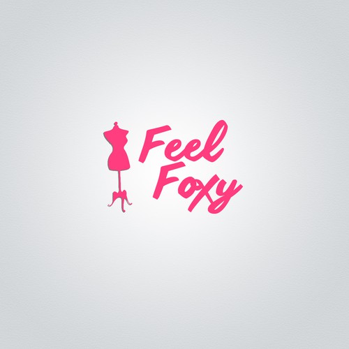 Fun, flirty logo for Feel Foxy