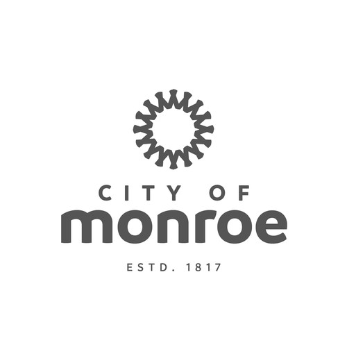 Convergence concept for a city logo