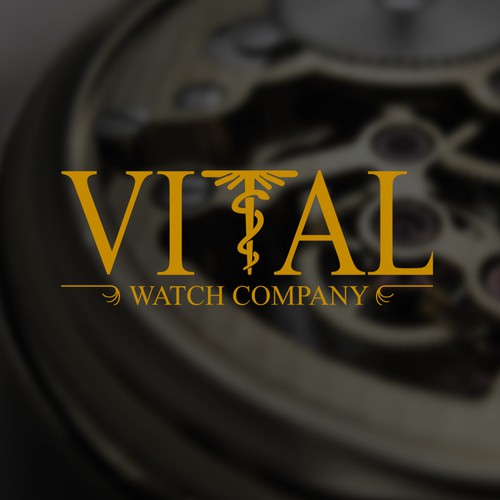 logo design for Vital watch company