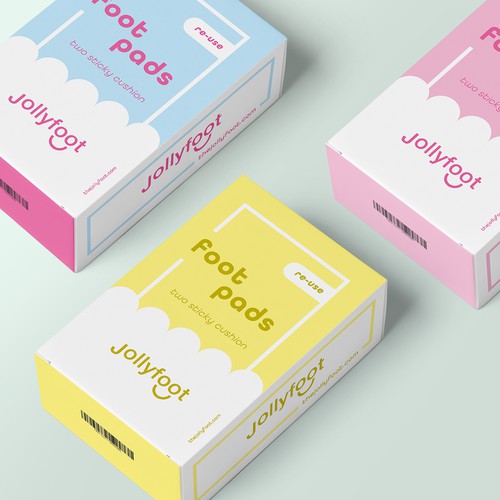 Packaging Design - Jollyfoot Sticky Cushions