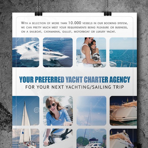 Magazine advertisement for Yachting Europe