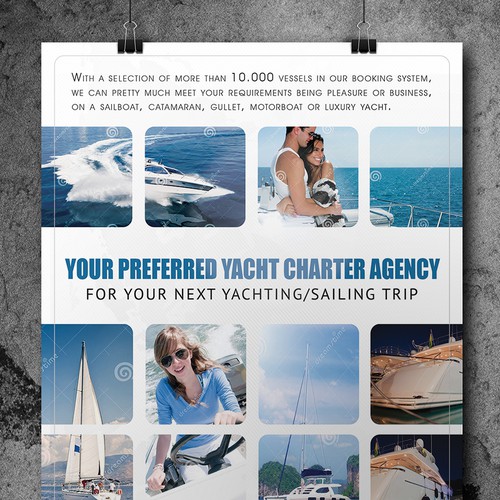 Magazine advertisement for Yachting Europe