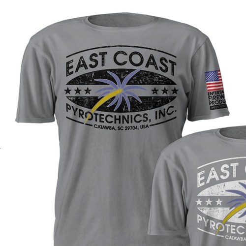 East Coast Pyrotechnics Professional Pyrotechnician T-Shirt