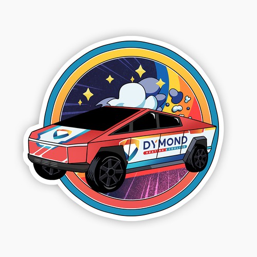Cybertruck Sticker