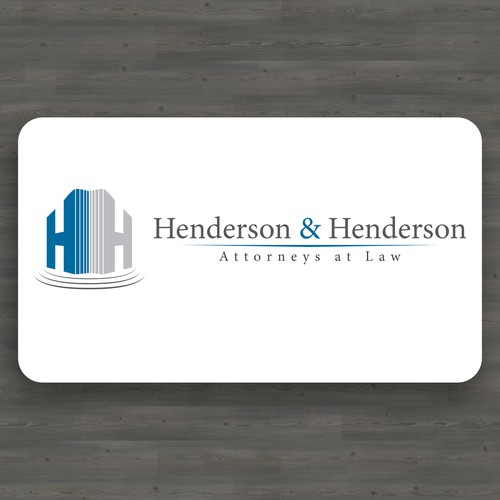 Classic logo for brothers starting law firm - H & H