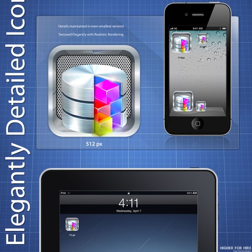 iPhone/iPad icon for database app