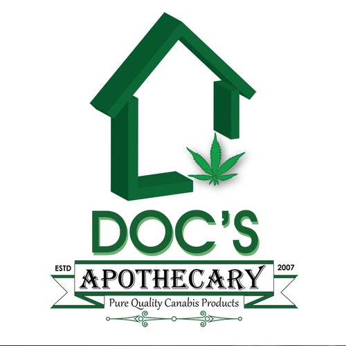 Creating a vintage logo for a Modern Apothecary (cannabis)
